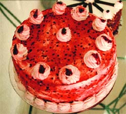 Chocolate Truffle, Chocolate Gateau or the Blueberry Cake
