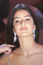 Model and actress Katrina Kaif poses before receiving the Blistex Indias Most Beautiful Lips award based on a popular poll in Mumbai on Thursday evening. 