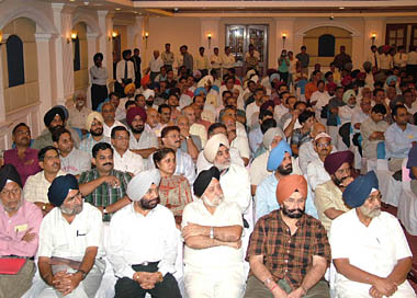 A view of a section of the audience at the inaugural function.