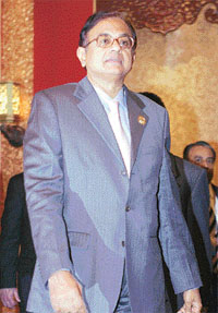 Finance Minister P. Chidambaram arrives at a conference of the 7th G20 Finance Ministers and Central Bank Governors Meeting in Xianghe on Saturday. With the Indian Government steaming ahead with reforms, the prospects for the countrys economy are very good, International Monetary Fund Managing Director Rodrigo Rato said here. Congratulating India for the implementation of VAT reforms, the IMF MD said that India is one of the countries dealing with the pressures of translating to the consumer, the reality of oil prices.