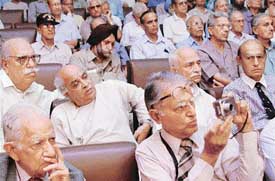 Delegates at a seminar on "India's Foreign Policy and National Security" in Chandigarh on Saturday