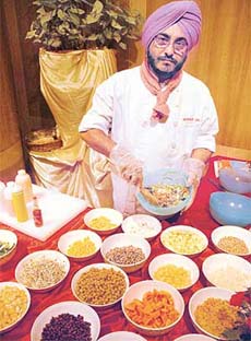TOSSED TREAT: Right ingredients at the Shivalik View salad bar