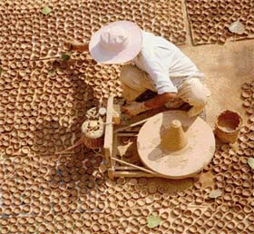 GOOD EARTH: Sadhuram Projopati of Kumhar Colony, Chandigarh, makes 1000 diyas a day, before Diwali and earns Rs 1 lakh in the season