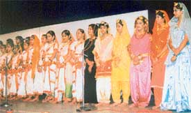 Students of Saraswati Modern School at its annual function in Ludhiana 