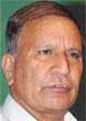 Himachal Excise and Taxation Minister Rao Rangeela Ram at a Press conference in Chandigarh on Friday.
