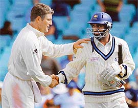 Australian leg spinner Stuart MacGill was the star of the Super Test, overshadowing legends like team-mate Shane Warne and World XIs Muttiah Muralitharan