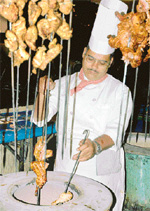 A chef at work at Tawa n Tandoor food festival