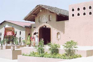 The entrance to the eatery