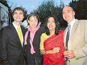 Sonoo Singh partying with husband and friends in London