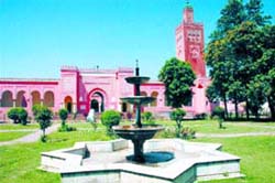 A view of the Moorish Mosque in Kapurthala