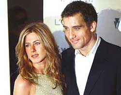 Jennifer Aniston and Clive Owen