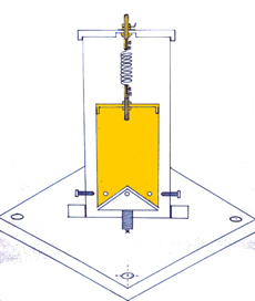 A sketch of an earthquake warning system devised by Jagdish Prasad, an assistant lineman with the UT Electricity Department.