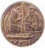 A file photo of a Sikh coin at the British Museum, London