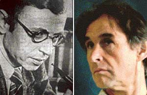 IN RETROSPECT: Jean Pal Sartreand Bruno Clement who offered a critique on him in the city on Monday