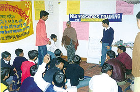 Basic life skills education is imparted to the youth at the care centre in Jahangirpuri in the Capital