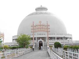 Deekshabhoomi, where Dr B. R. Ambedkar became a Buddhist. 