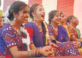 Hearty laugh: Schools across Ludhiana organised functions on the eve of Childrens Day