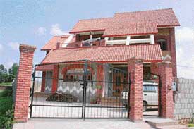 The house with a difference built in rural ambience