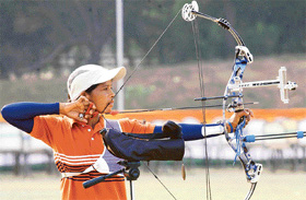 Jhanu Hansda was the only Indian archer to win an individual gold at the recent Asian championship