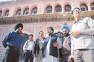 Pakistani poets visit Qila Mubarak in Patiala