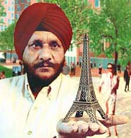 The Eiffel Tower for this years carnival being fabricated under the guidance of D. S. Kapoor and scenes from the carnival last year. 