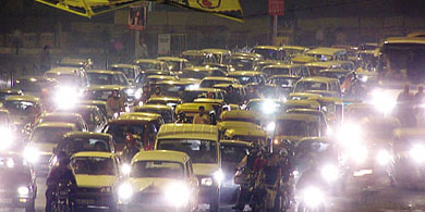 The unprecedented rush at the India International Trade Fair disrupted the smooth flow of traffic at ITO crossing in the Capital on Tuesday