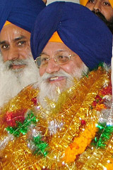 Mr Avtar Singh Makkar after his election as SGPC chief on Wednesday