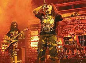 Artistes perform at Campus Rock Idols show at Leisure Valley, Sector 10, Chandigarh
