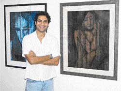 Siddharth Choudhary with his creations