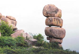 The balancing boulders have inspired many an artist and writer