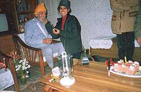 FOND TIES: Sadhu Singh and Harpreet share a great relationship