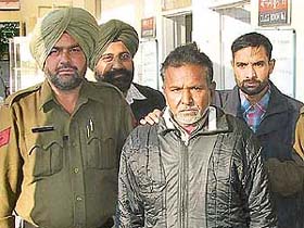 Major Singh, the accused cannibal, arrested by the Ludhiana police