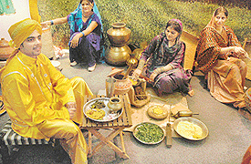Artisans showcase Punjabi culture at the exposition on modern Indian crafts at the CII, Chandigarh, on Friday.