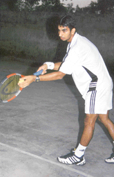 Gursher Singh Harika is doing well in tennis singles as well as doubles