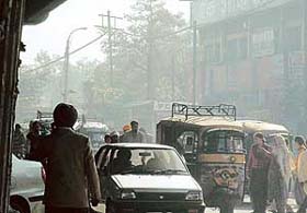 Vehicular pollution clouds engulf Guru Tegh Bahadur market in Ludhiana