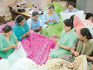 Women in Godhra are being rehabilitated by SEWA