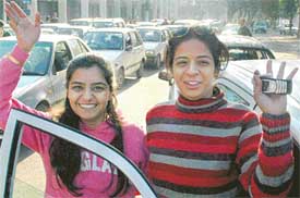 Pooja and Mamika are homemakers who are part of the driving force and they stop 
