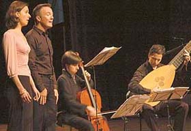 French artistes perform at the Baroque concert at Tagore Theatre in Chandigarh