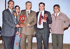 Alumni members of the chemistry department of Panjab University during their annual get-together