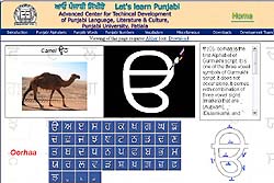 The website has many interactive features that make learning easier