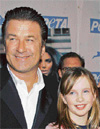 Alec Baldwin with daughter Ireland