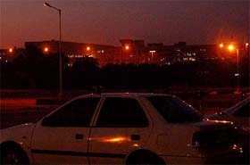 The Punjab and Haryana Secretariat building, when illuminated, looks impressive at night