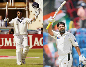 Rahul Dravid has done better on foreign pitches than on home soil, while Inzamam-ul-Haq has batted superbly in matches won by his team