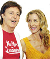 Paul McCartney and wife Heather Mills 