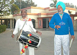 The announcement of the auction of a part of the Circuit House being made in Jalandhar on Tuesday. 