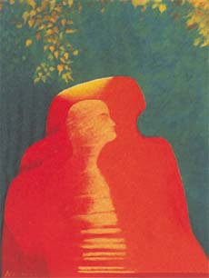 A painting by A.K. Raina