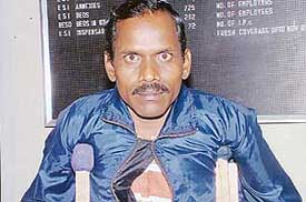 Suresh Kumar, an unemployed industrial worker, who has been given Rs 2 lakh for hip replacement at PGI by the ESI. 