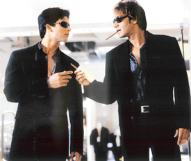 LEADING LIGHTS: Shahid Kapoor and Ajay Devgan come face to face in John Mathew Mathans Shikhar