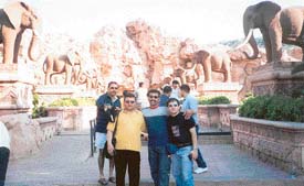 Tourists at the Sun City 