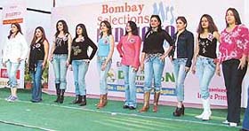 Participants line up at the contest
